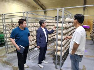 수원시농업기술센터, 버섯 재배기술농가 방문 컨설팅