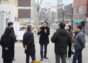 김기배 팔달구청장, 주요 현안지역 점검